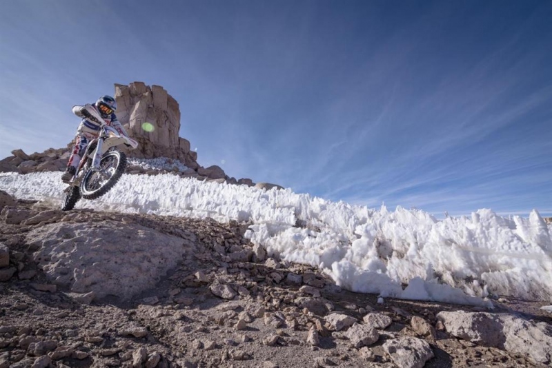 KTM Freeride E vyjela na nejvyšší vulkán na světě - 2 - 1 Lopez KTM freeride e rekord3