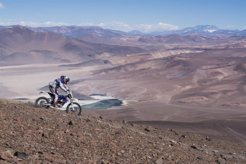 KTM Freeride E vyjela na nejvyšší vulkán na světě - 6 - 1 Lopez KTM freeride e rekord7