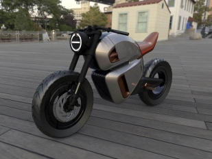 NAWA Racer koncept: beznábojový hybridní elektromotocykl