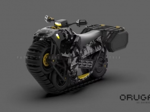 Oruga Unitrack: první elektrický monotrack