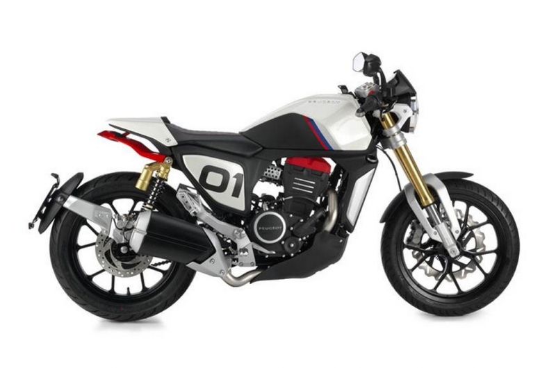Peugeot P2X Roadster a P2X Cafe Racer: retro koncepty - 9 - 1 Peugeot P2X Cafe Racer koncept (2)