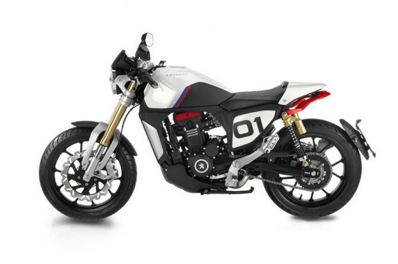 Peugeot P2X Roadster a P2X Cafe Racer: retro koncepty - 12 - 1 Peugeot P2X Cafe Racer koncept (6)
