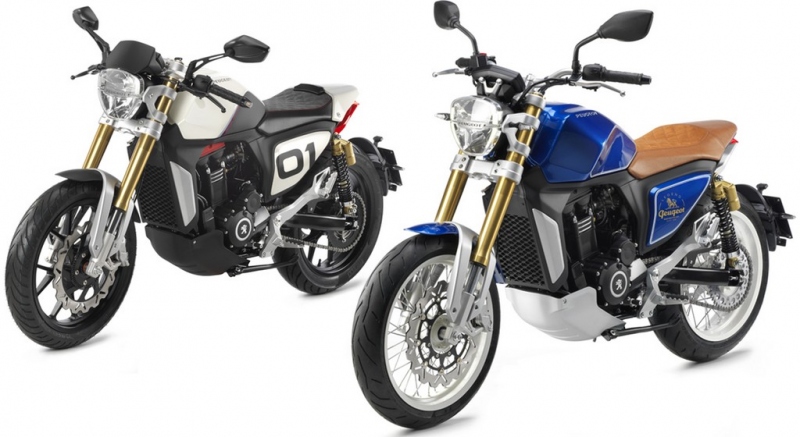 Peugeot P2X Roadster a P2X Cafe Racer: retro koncepty - 1 - 1 Peugeot P2X Roadster (1)