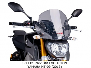 Jeden univerzální plexi štít Speeds pro více než 350 modelů