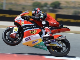 Steven Odendaal mistrem Evropy v Moto2