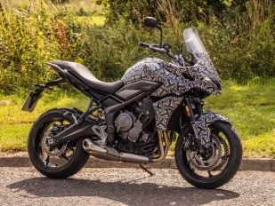 Triumph Tiger Sport 660: zachycen při testování