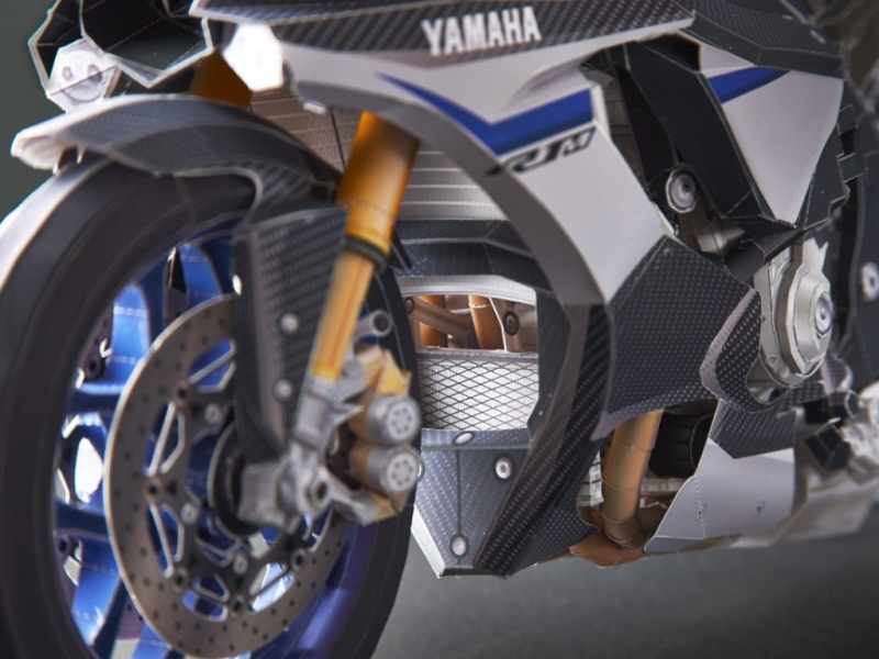 Yamaha R1M: složte si svůj origami model - 9 - 1 Yamaha R1M origami10