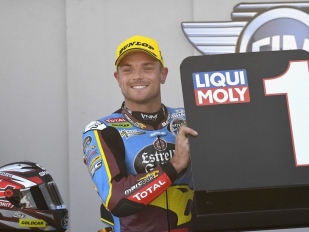 V Moto2 dnes v Aragónu trumfoval Sam Lowes