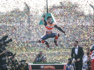 Marc Márquez v této podobě je svým kolegům z MotoGP na obtíž