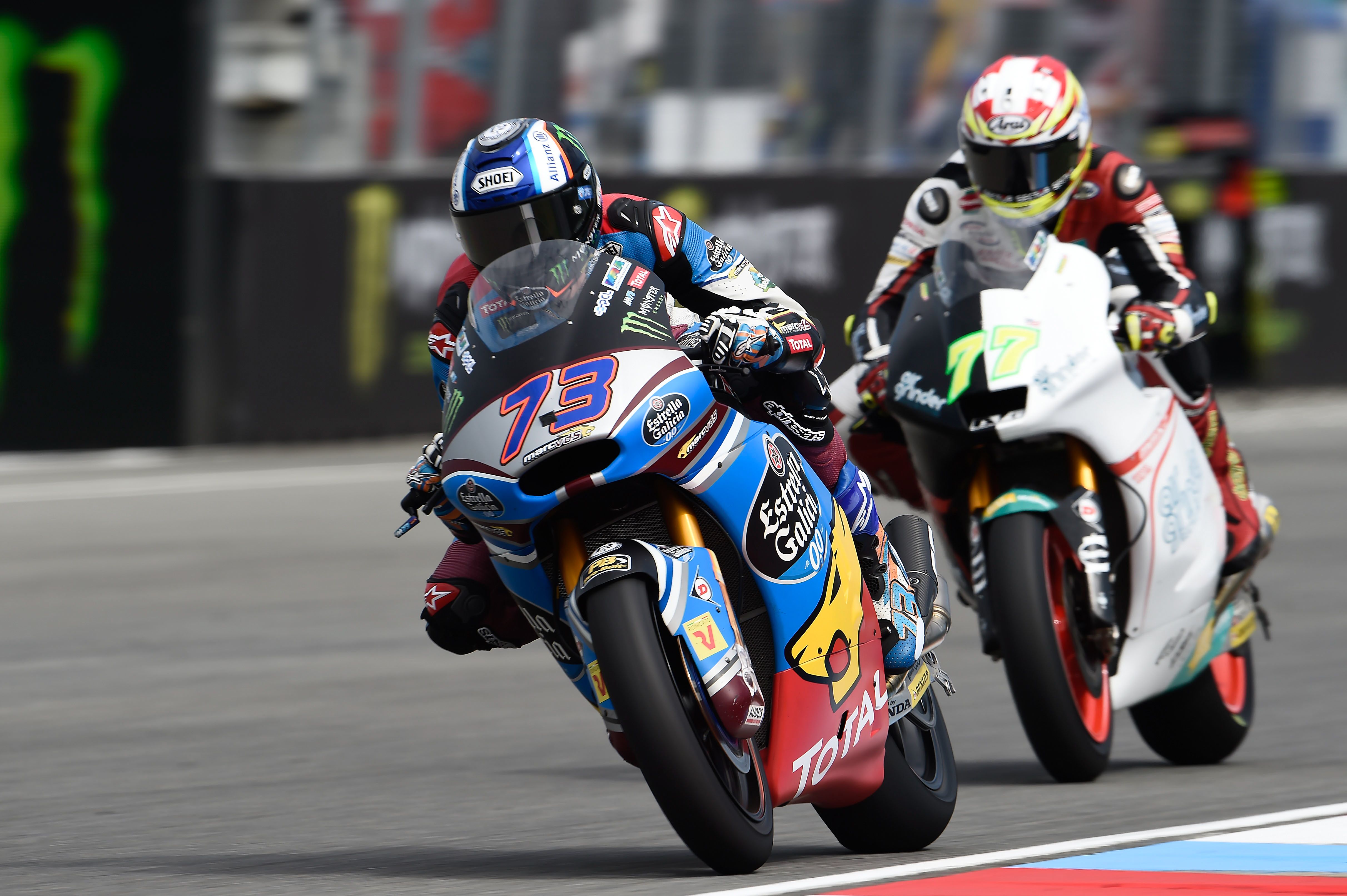I v Moto2 Marquez, ale Alex; 31. Hanika