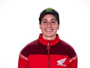 Ana Carrasco v roce 2025 s Hondou France v mistrovství světa FIM Supersport