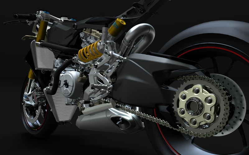 Ducati 1199 Panigale: vše se točí okolo motoru - 4 - ducati