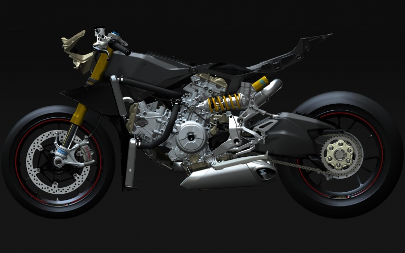 Ducati 1199 Panigale: vše se točí okolo motoru - 2 - ducati