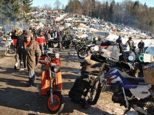 Elefantentreffen: zimní sraz motorkářů