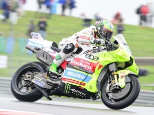 V USA začal nejrychleji Morbidelli, Marquez crash