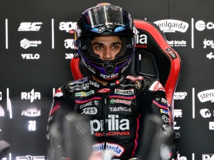 Jezdec týmu Aprilia Jorge Martin se zúčastní testů MotoGP v Buriramu.