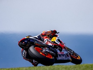 Test MotoGP na Phillip Islandu: 1. den nejrychlejším Marquez, 16. Abraham