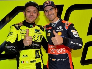 Monza Rally Show: Valentino Rossi nadále ve vedení