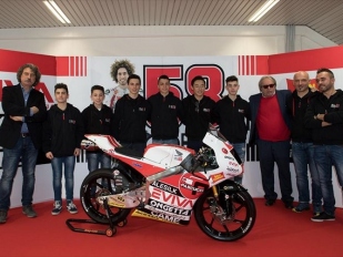MS-Moto3: Prezentace týmu SIC58 Squadra Corse v Misanu