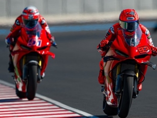 Jezdci MotoGP od Ducati testovali na Balaton Ringu