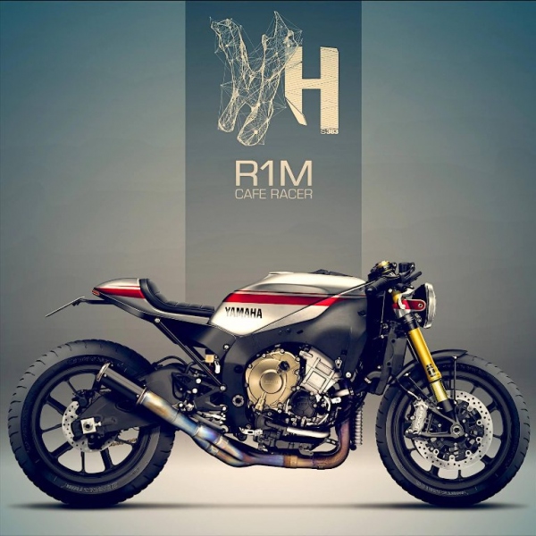 Yamaha R1M Café Racer od Holographic Hammer - 0 - R1M Cafe Racer Holografic hammer