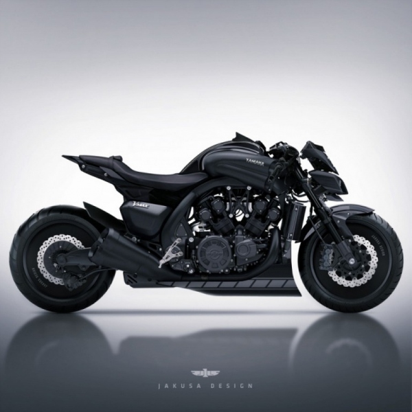 Yamaha Vmax od Jakusa Design: temnější a ostřejší - 1 - 1 yamaha Vmax Jakusa Design (3)